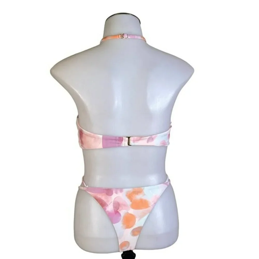 House of Harlow 1960 xREVOLVE Kodi Top and Bottom - 70s Watercolor Multi